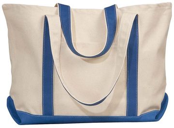 Liberty Bags Carmel Classic XL Cotton Canvas Boat Tote 21.5" x 16' x 6"